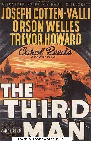 The Third Man (1949) - year of production : 1949 User Rating : 8.5/10 - Filme clasice - Old Movies