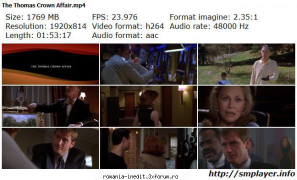 The Tomas Crown Affair (1999) - The Thomas Crown Affair (1999) Audio / Engleza - Filme - Movies
