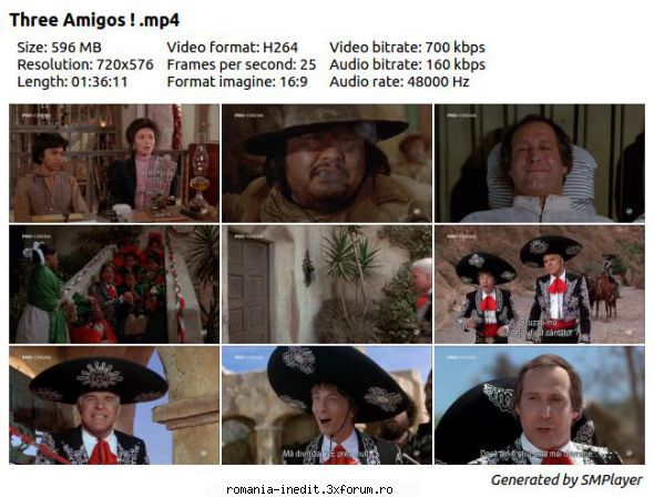 Three Amigos (1986) - Three Amigos ! (1986) TVRip / MP4 Subtitrare / - Filme clasice - Old Movies