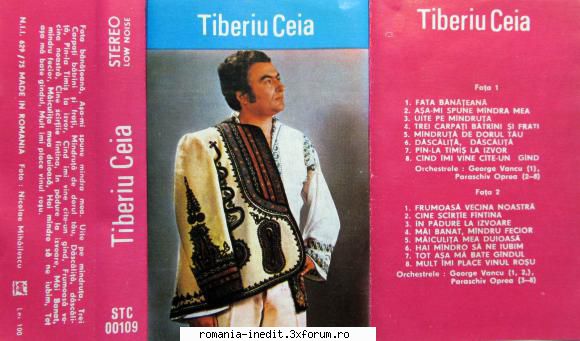Tiberiu Ceia STC 00109 - Tiberiu Ceia STC 00109 .flac A1.Fata - Muzica populara romaneasca - Romanian folk