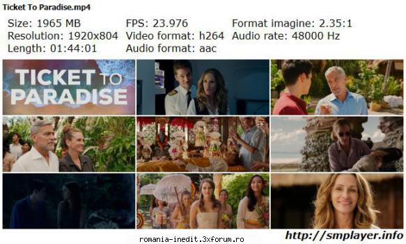 Ticket To Paradise (2022) - Ticket To Paradise (2022) Audio / Engleza - Filme - Movies