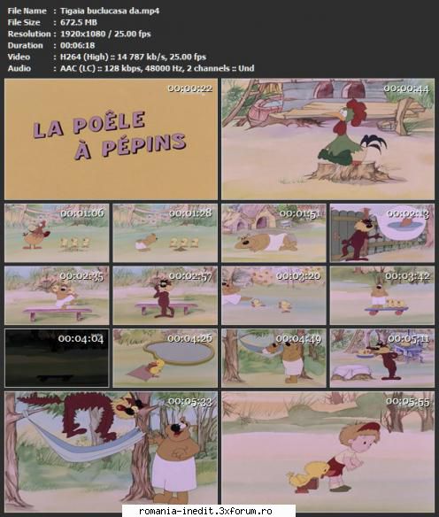 Tigaia buclucasa - sasadoru - Filme pentru copii - Movies for kids