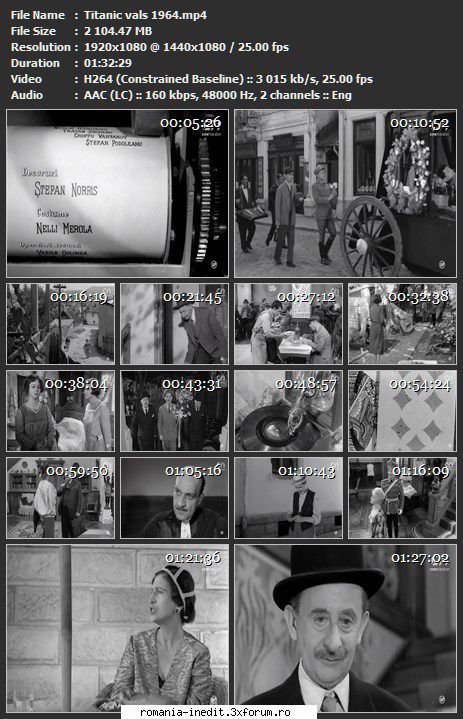 Titanic vals (1964) - sasadoru - Filme rom�nesti - Romanian Movies