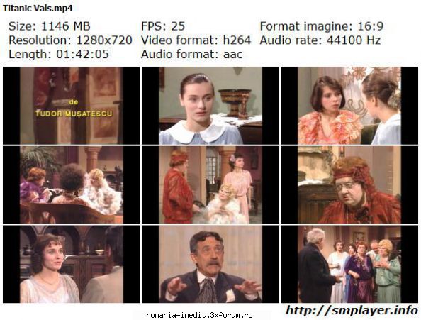 Titanic vals (1992) (Teatru TV) - Titanic Vals (1994) - Teatru rom�nesc - Romanian Theater