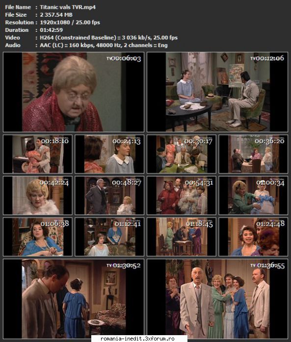 Titanic vals (1992) (Teatru TV) - sasadoru - Teatru rom�nesc - Romanian Theater