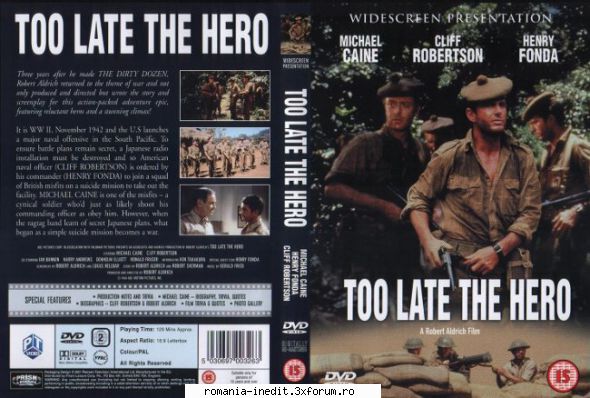 Too Late the Hero (1970) - Too Late The Hero (1970) Prea t�rziu pentru eroi - Filme clasice - Old Movies