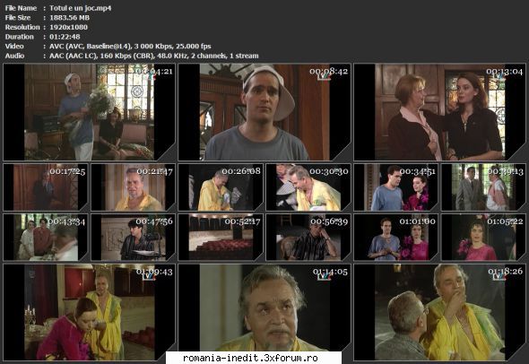 Totul e un joc (1998) (Teatru TV) - sasadoru - Teatru rom�nesc - Romanian Theater
