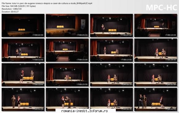 Totul in parc(Trupa Skepsis) - bgl23 - Teatru rom�nesc - Romanian Theater