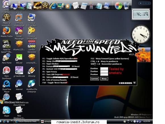 Trainer Need for Speed Most Wanted (my upload) - smekeru - Full Games