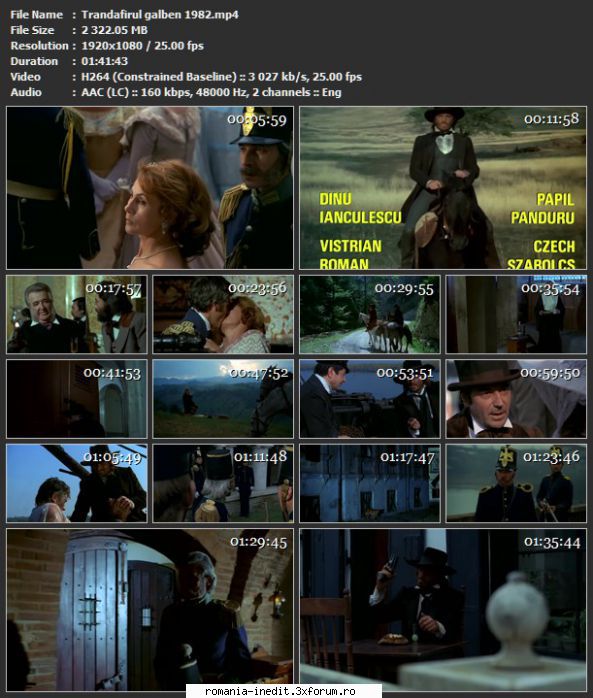 Trandafirul galben (1982) - sasadoru - Filme rom�nesti - Romanian Movies