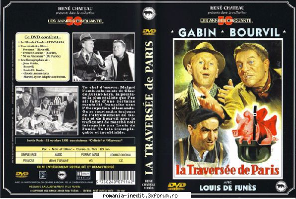 Travers�e de Paris, La (1956) (Louis De Funes) - Repostare ! La travers�e de - Filme clasice - Old Movies