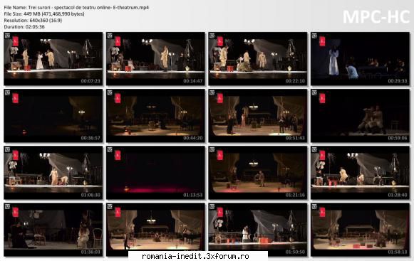 Trei surori (Teatrul de Arta Deva) - Regia: Constantin Podu Scenografia - Teatru rom�nesc - Romanian Theater