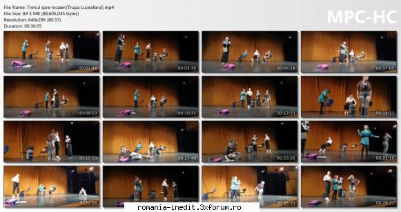 Trenul spre nicaieri(Trupa Luceafarul) - bgl23 - Teatru rom�nesc - Romanian Theater