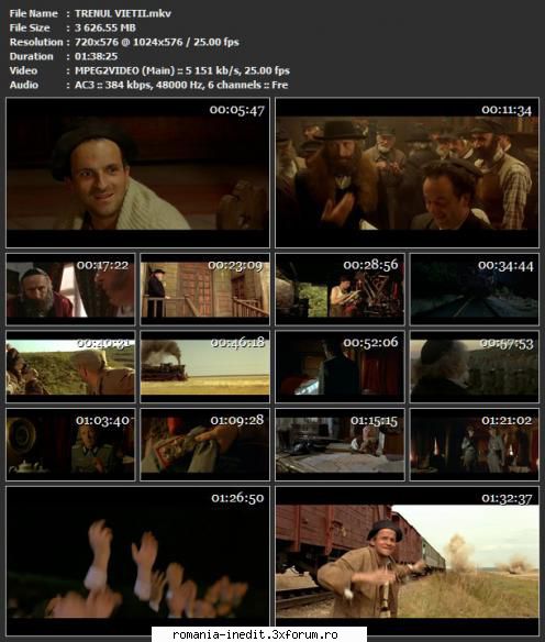 Trenul vieții (1998) - Trenul vieții (1998) Regia Radu - Filme rom�nesti - Romanian Movies