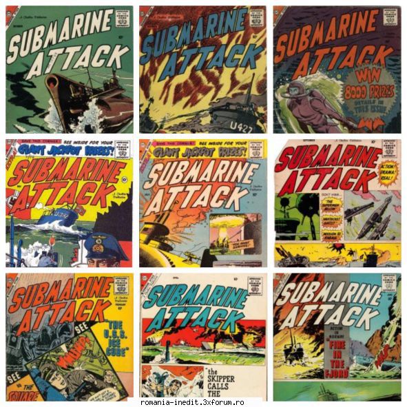 USA comics MILITARY - Submarine Attack - Carti in limbi straine