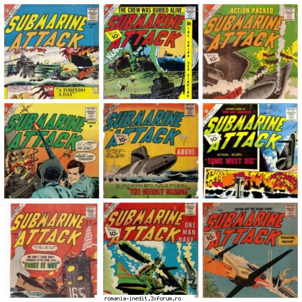 USA comics MILITARY - Submarine Attack - Carti in limbi straine