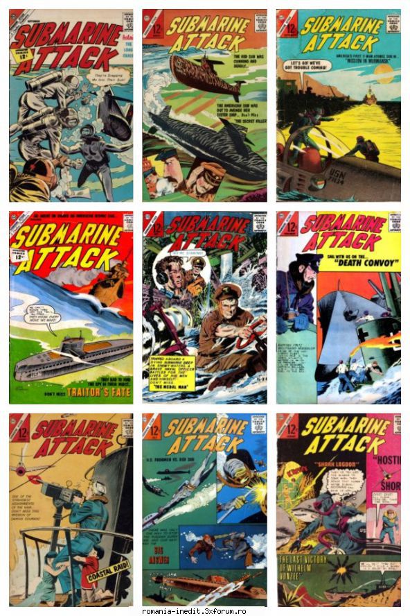 USA comics MILITARY - Submarine Attack - Carti in limbi straine