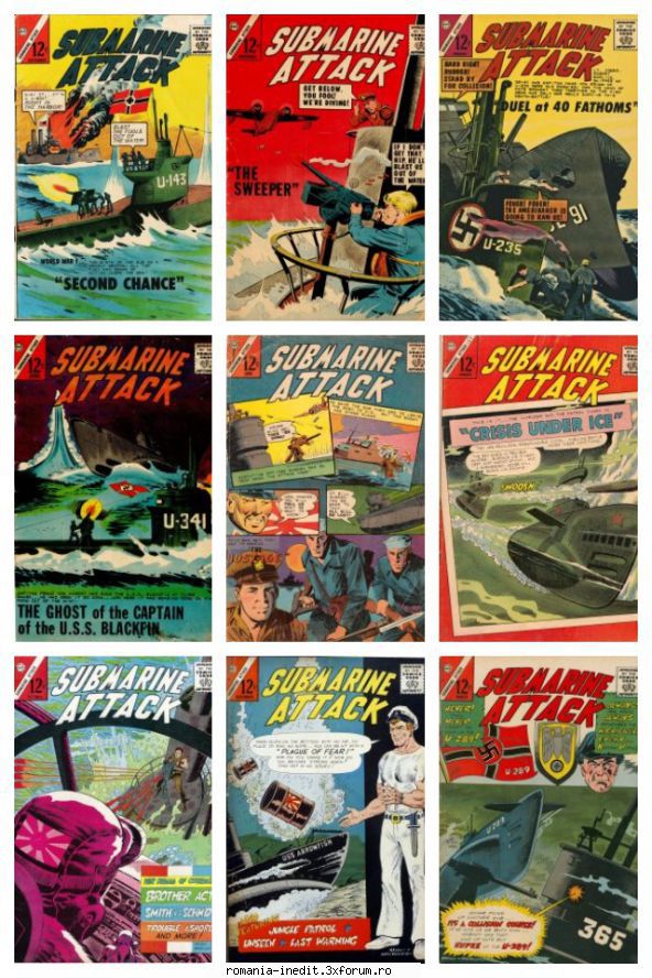 USA comics MILITARY - Submarine Attack - Carti in limbi straine