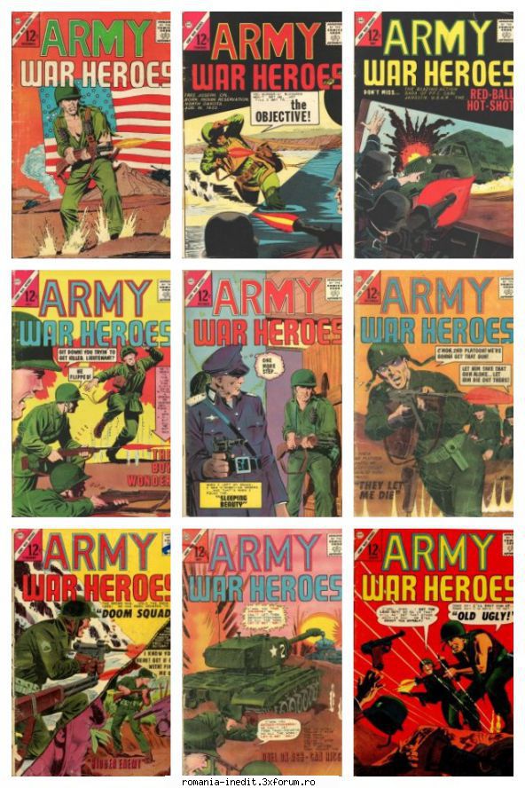 USA comics MILITARY - Army War Heroes - Carti in limbi straine