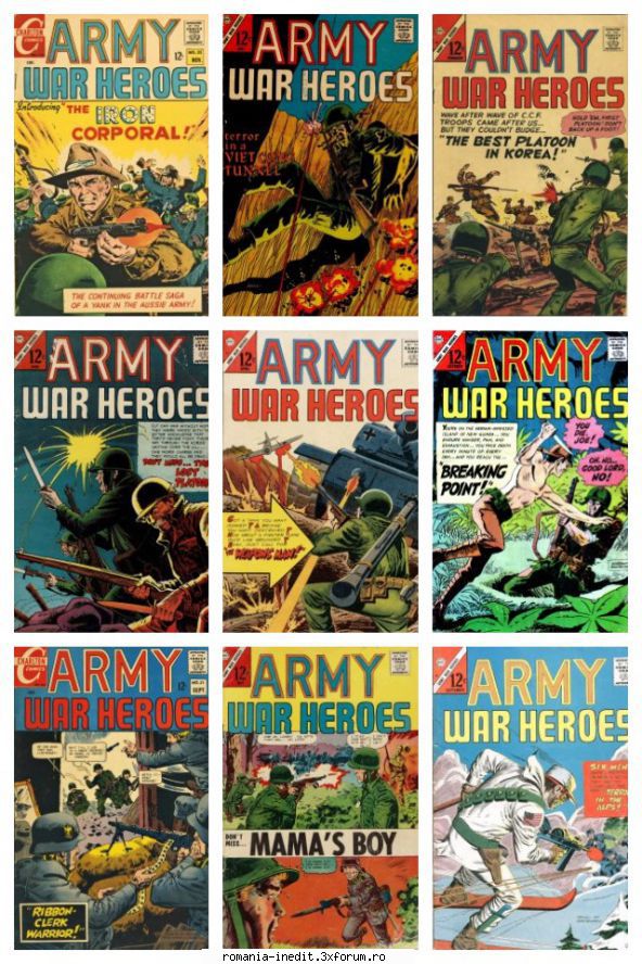 USA comics MILITARY - Army War Heroes - Carti in limbi straine