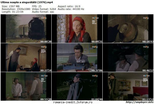 Ultima noapte a singuratatii (1976) - marianvo - Filme rom�nesti - Romanian Movies