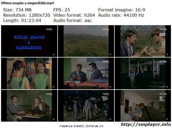 Ultima noapte a singuratatii (1976) - Ultima noapte a singuratatii (1976) - Filme rom�nesti - Romanian Movies