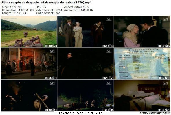 Ultima noapte de dragoste, prima noapte de razboi (1979) - marianvo - Filme rom�nesti - Romanian Movies