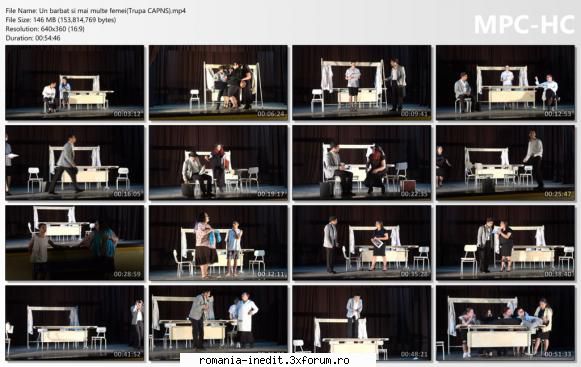 Un barbat si mai multe femei(Trupa CAPNS) - Regie, adaptare text - Teatru rom�nesc - Romanian Theater