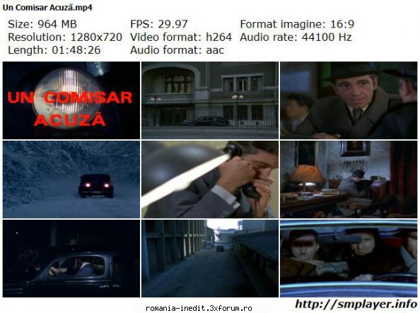 Un comisar acuza (1973) - Un Comisar Acuză (1974) A Police Inspector - Filme rom�nesti - Romanian Movies