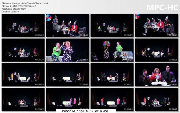 Un cuplu ciudat (Scoala De Teatru Qfeel) - bgl23 - Teatru rom�nesc - Romanian Theater