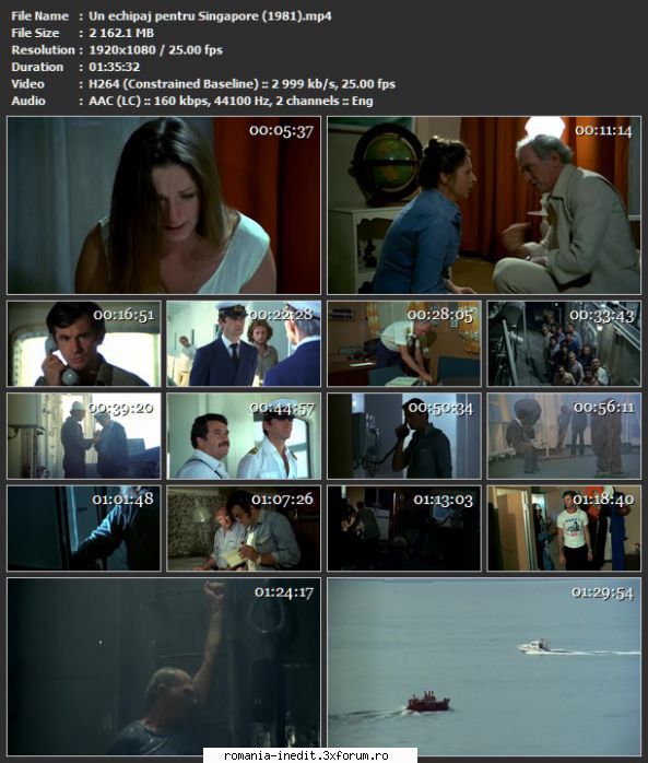 Un echipaj pentru Singapore (1981) - sasadoru - Filme rom�nesti - Romanian Movies