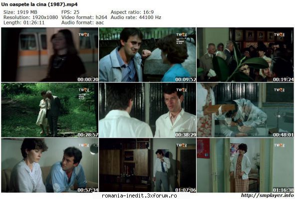 Un oaspete la cina (1986) - marianvo - Filme rom�nesti - Romanian Movies