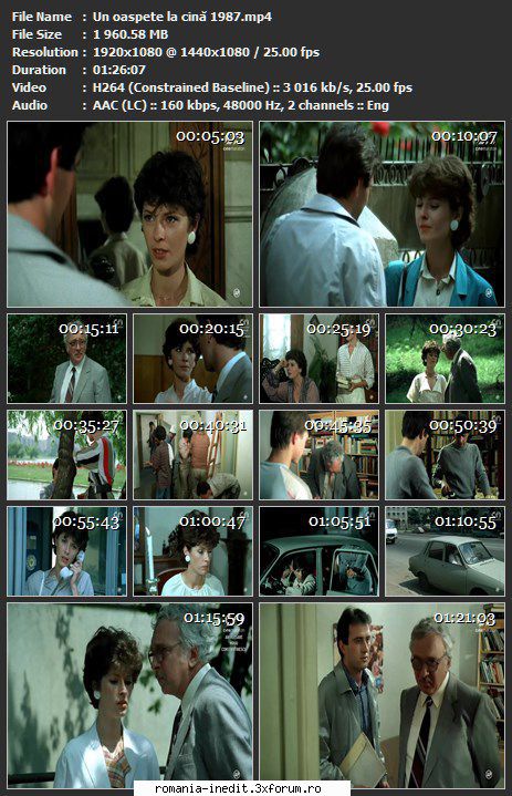 Un oaspete la cina (1986) - sasadoru - Filme rom�nesti - Romanian Movies