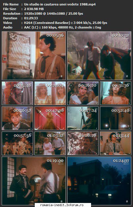 Un studio �n cautarea unei vedete (1989) - sasadoru - Filme rom�nesti - Romanian Movies