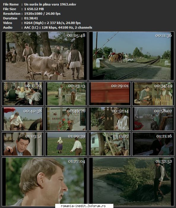 Un suras in plina vara (1963) - sasadoru - Filme rom�nesti - Romanian Movies