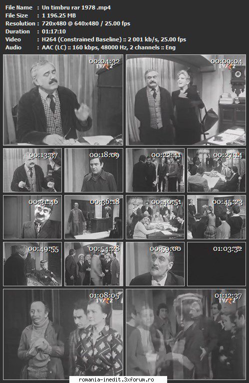 Un timbru rar (1978) (Teatru TV) - sasadoru - Teatru rom�nesc - Romanian Theater