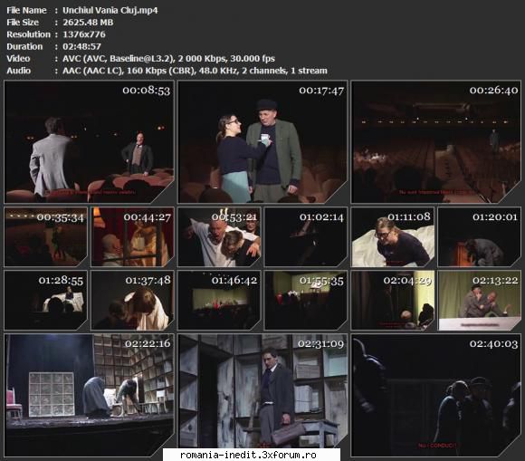 Unchiul Vania (2007) (Teatrul Maghiar de Stat Cluj ) - Unchiul Vania Sere - Teatru rom�nesc - Romanian Theater