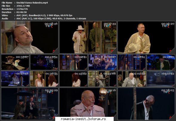 Unchiul Vania (2014) (Teatru TV) - sasadoru - Teatru rom�nesc - Romanian Theater
