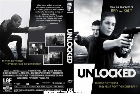 Unlocked (2017) - Unlocked (2017) Alice (Noomi Rapace), fostă - Filme - Movies