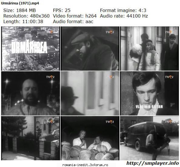 Urmarirea (1971) (Serial TV) - Repostare !! Urmarirea (1971) Episod 1 - Filme rom�nesti - Romanian Movies