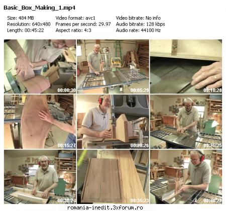 [VT] BASIC BOX MAKING with Doug Stowe [tamplarie] - nch - Tutoriale generale