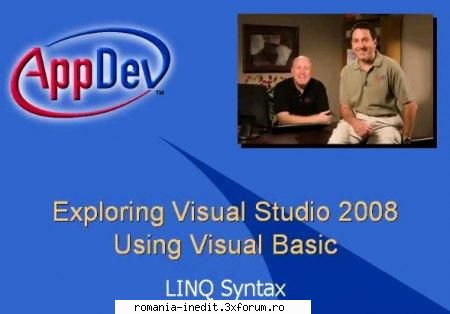 [VT] Exploring Visual Studio 2008 Using Visual Basic - Exploring Visual Studio 2008 - Tutoriale generale
