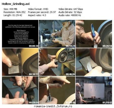 [VT] The Fine Art of Hollow Grinding - nch - Tutoriale generale