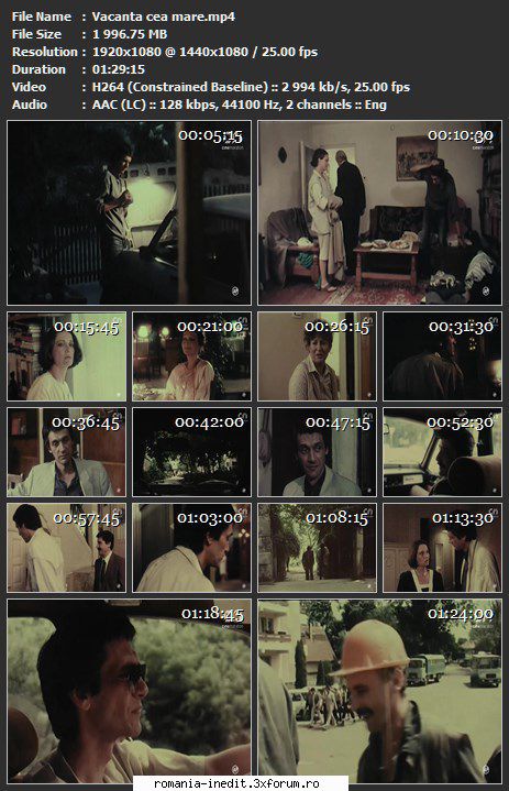 Vacanta cea mare (1988) - sasadoru - Filme rom�nesti - Romanian Movies