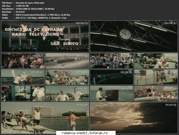 Vacanta la mare (1962) - sasadoru - Filme rom�nesti - Romanian Movies