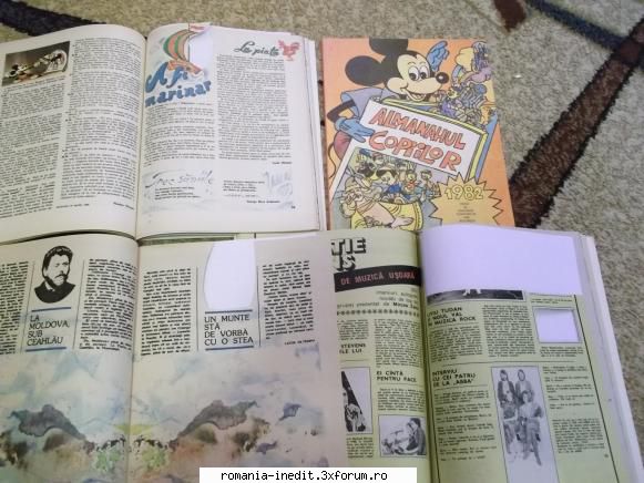 Vand Almanahul copiilor 80 ,82,84,85 - Poza cu defectele.Au ramas doar cele din 82 si 85 - Talcioc - Rag fair