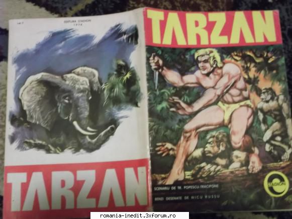 Vand BD TARZAN 2 /colectia Stadion / 1974 - Stare f buna, fara mazgaleli, colturi - Talcioc - Rag fair