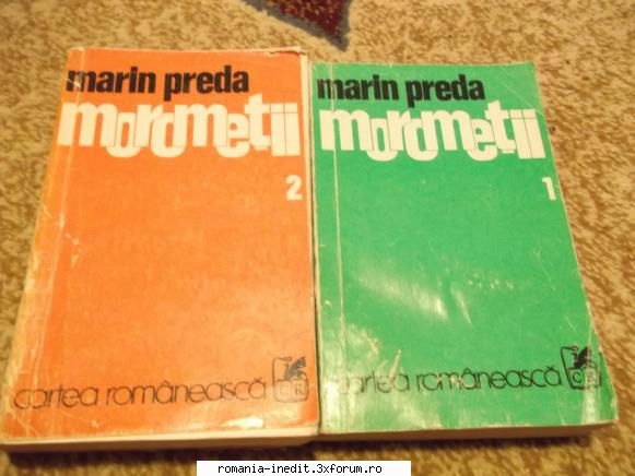 Vand Morometii - Marin Preda 2 vol - slashback - Talcioc - Rag fair