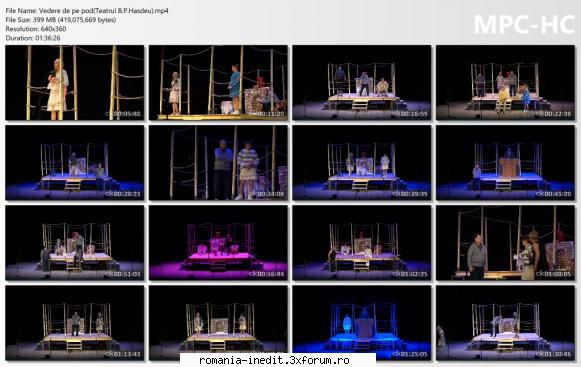 Vedere de pe pod(Teatrul B.P.Hasdeu) - Distributie: Tudor Andriuț - Teatru rom�nesc - Romanian Theater