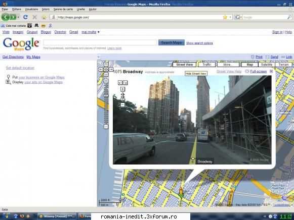 Vederea strazilor in metropole cu "google Maps" - E foarte interesant. poti sa vezi strazile - Off Topic